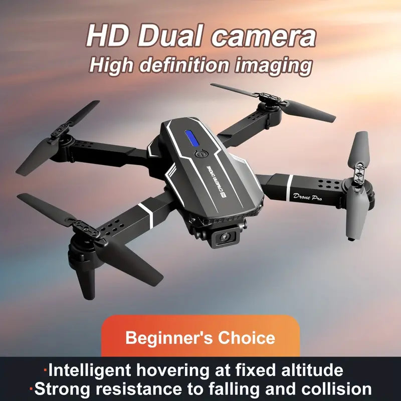 E88 Quadcopter UAV Drone — Dual HD Cameras, Altitude Hold, WiFi Live Streaming