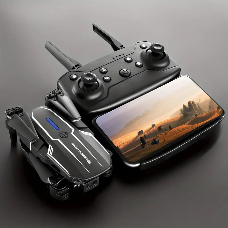 E88 Quadcopter UAV Drone — Dual HD Cameras, Altitude Hold, WiFi Live Streaming