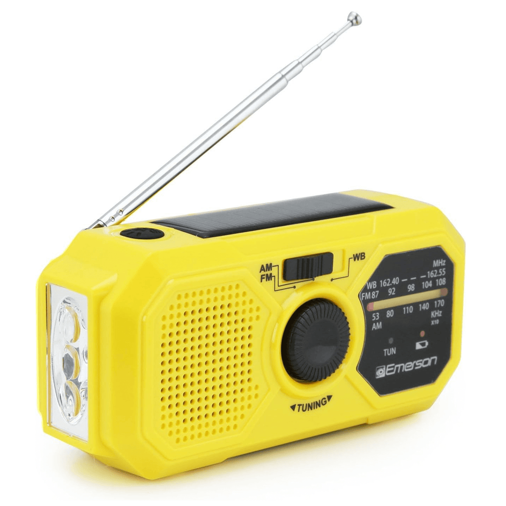 Emerson Emergency AM / FM Radio with Weather Band / Flashlight / Power Bank