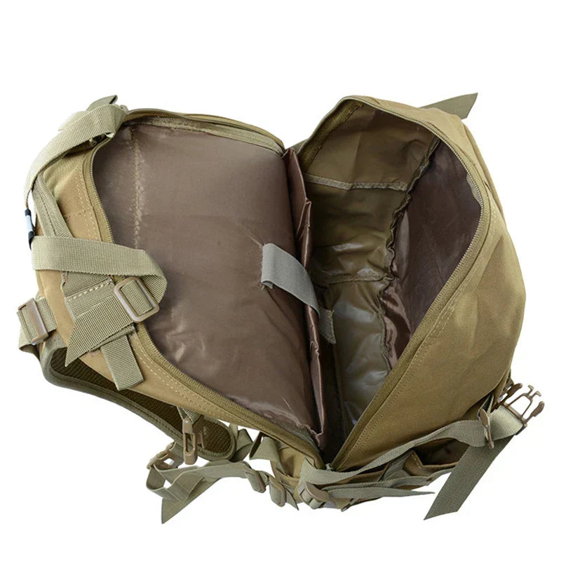 40L Tactical Camping Backpack — Waterproof Molle Rucksack for Hiking & Outdoor