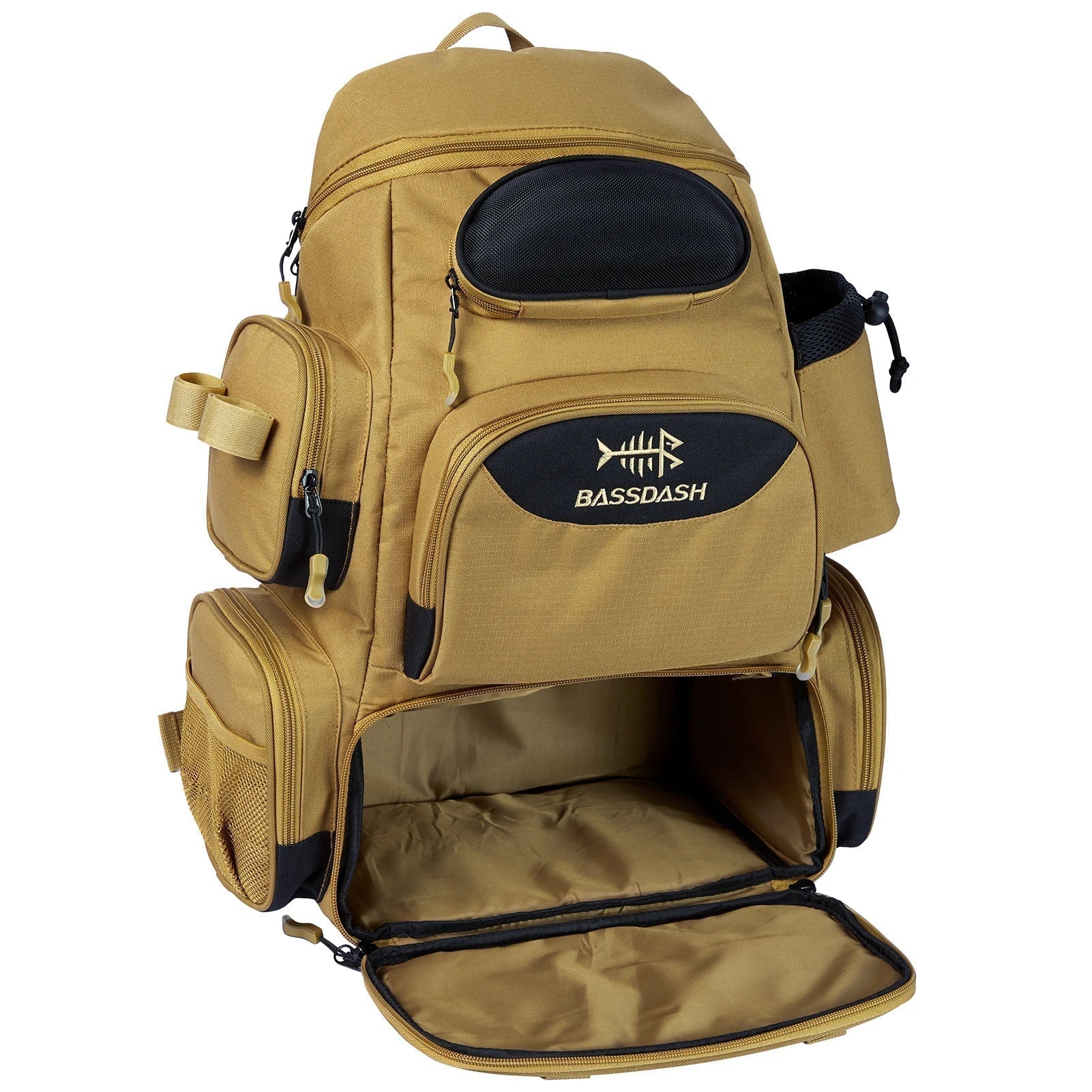 Multifunctional Fishing Tackle Backpack — Tactical Gear Bag | Khaki