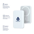 Magnetic Wireless Power Bank 5000mAh — Slim Qi Portable Charger | Sleek Dynamics