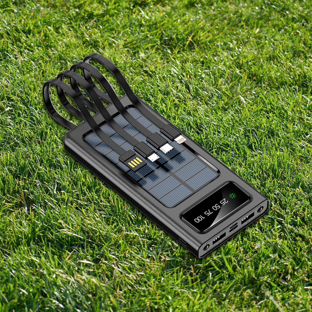 Adventure Power & Sound Bundle — Solar Power Bank + 360° Wireless Speaker
