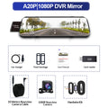10" Smart Mirror Dash Cam — Dual 1080p, Night Vision & Backup Camera