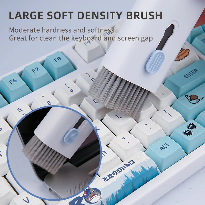 7-in-1 Tech Cleaning Kit — Keyboard, Earbuds, Screen & Keycap Puller