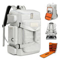 Imagem 1: Gym & Travel Backpack Wet/Dry Separation White – Front View | Sleek Dynamics
