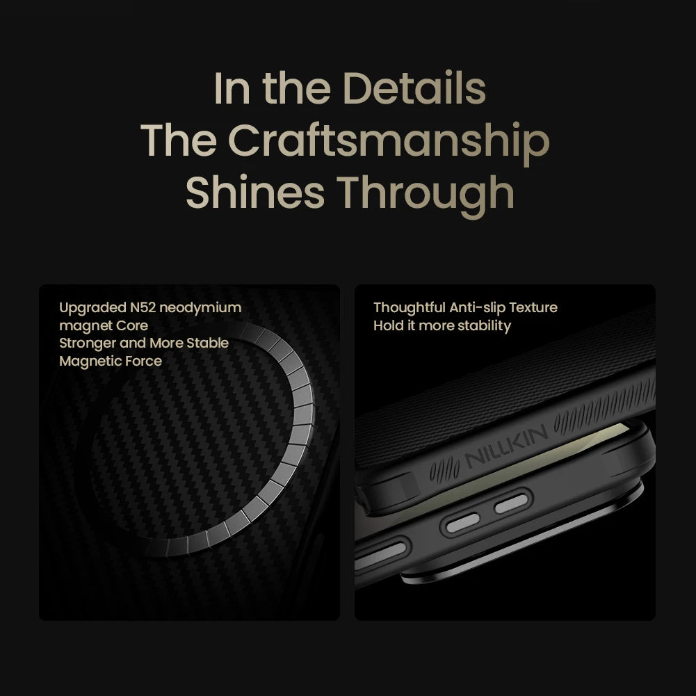Sleek Dynamics – Carbon Fiber Magnetic MagSafe Case for Samsung Galaxy S26 Ultra