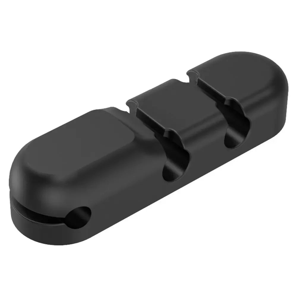 Magnetic Cable Organizer — Self-Adhesive Desk Clips for USB-C, Lightning & More