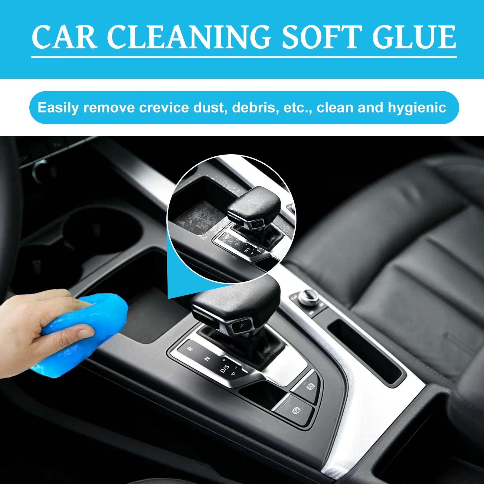 Multi-Use Cleaning Gel — Car Interior, Keyboard & Tech Cleaner (70g)