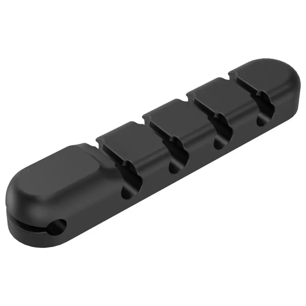 Magnetic Cable Organizer — Self-Adhesive Desk Clips for USB-C, Lightning & More