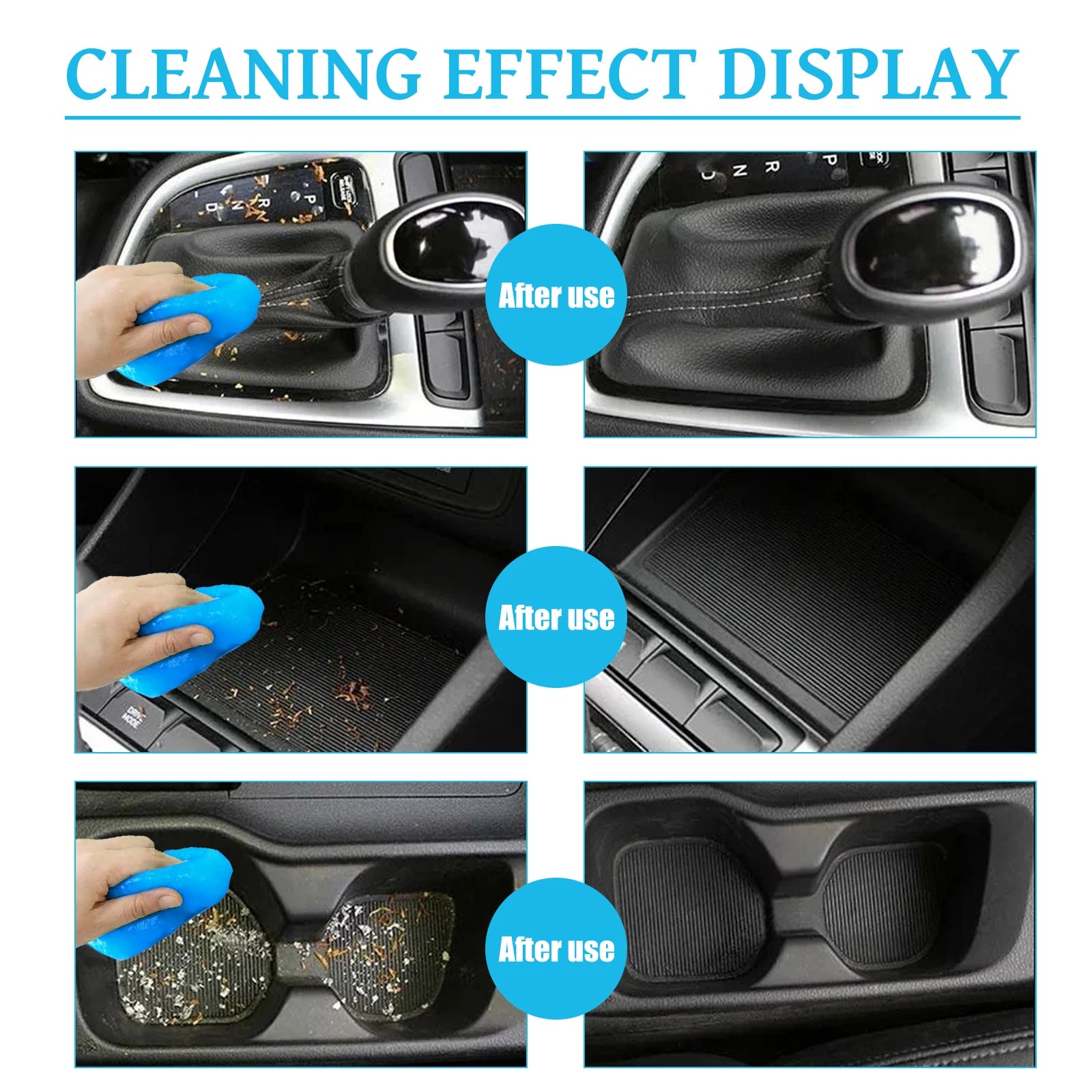 Multi-Use Cleaning Gel — Car Interior, Keyboard & Tech Cleaner (70g)