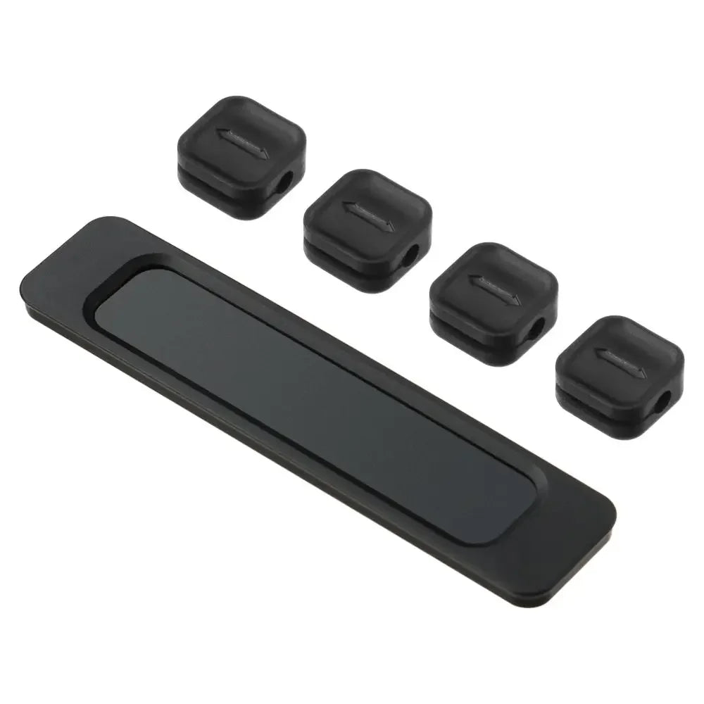 Magnetic Cable Organizer — Self-Adhesive Desk Clips for USB-C, Lightning & More