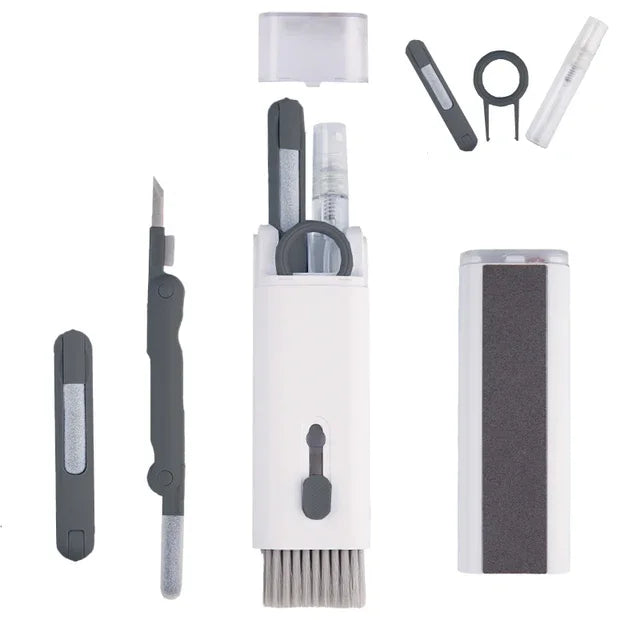 7-in-1 Tech Cleaning Kit — Keyboard, Earbuds, Screen & Keycap Puller