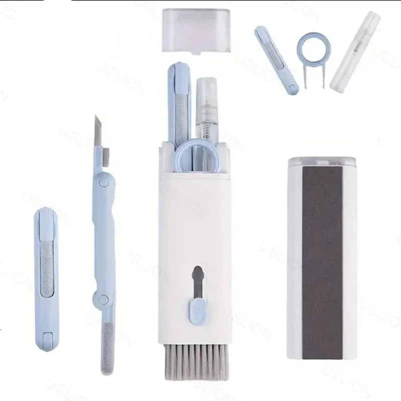 7-in-1 Tech Cleaning Kit — Keyboard, Earbuds, Screen & Keycap Puller