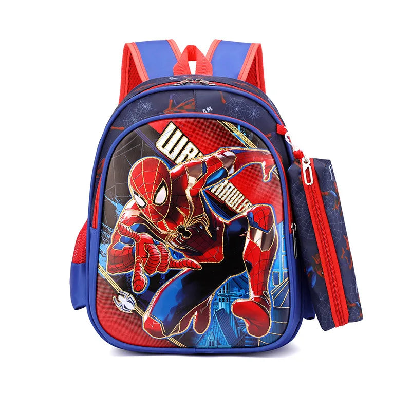 Spider-Man Kids Backpack Large Capacity School Bag