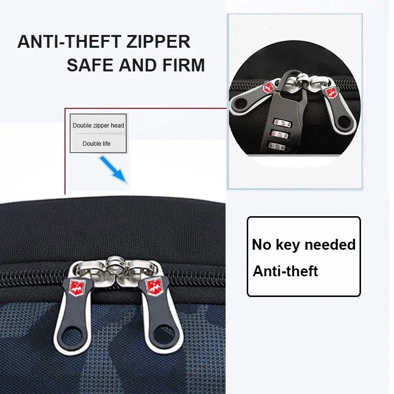 Waterproof Anti-Theft 17" Laptop Travel Backpack — Business & Travel