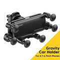 Essager 6-Point Gravity Car Phone Mount — One-Hand, Air Vent, Universal Fit