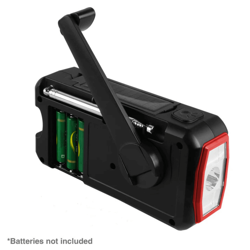 Supersonic Guardian Multi-Powered Emergency Radio with NOAA — AM/FM/Solar/Hand Crank | Sleek Dynamics
