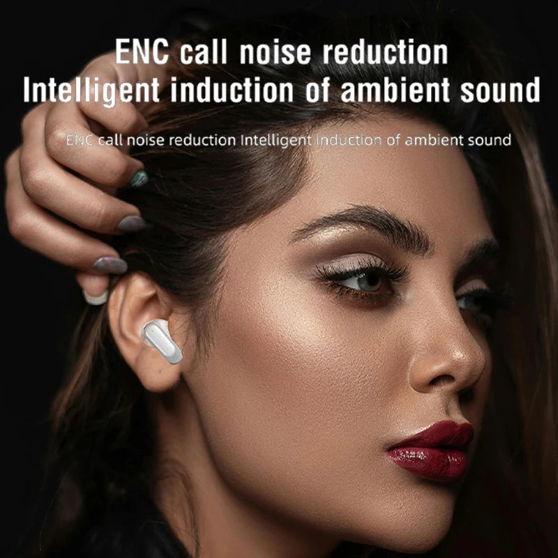 Sleek Dynamics V11 Smart Earbuds – ANC, LCD Touch Case, Heavy Bass, Bluetooth 5.3