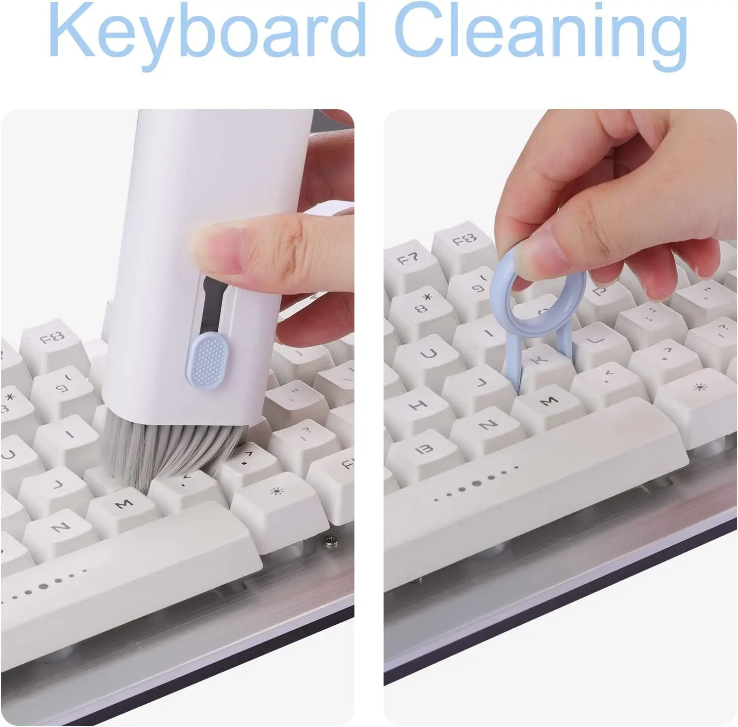 7-in-1 Tech Cleaning Kit — Keyboard, Earbuds, Screen & Keycap Puller