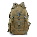 40L Waterproof Tactical Molle Camping Backpack Khaki — Hiking & Outdoor | Sleek Dynamics