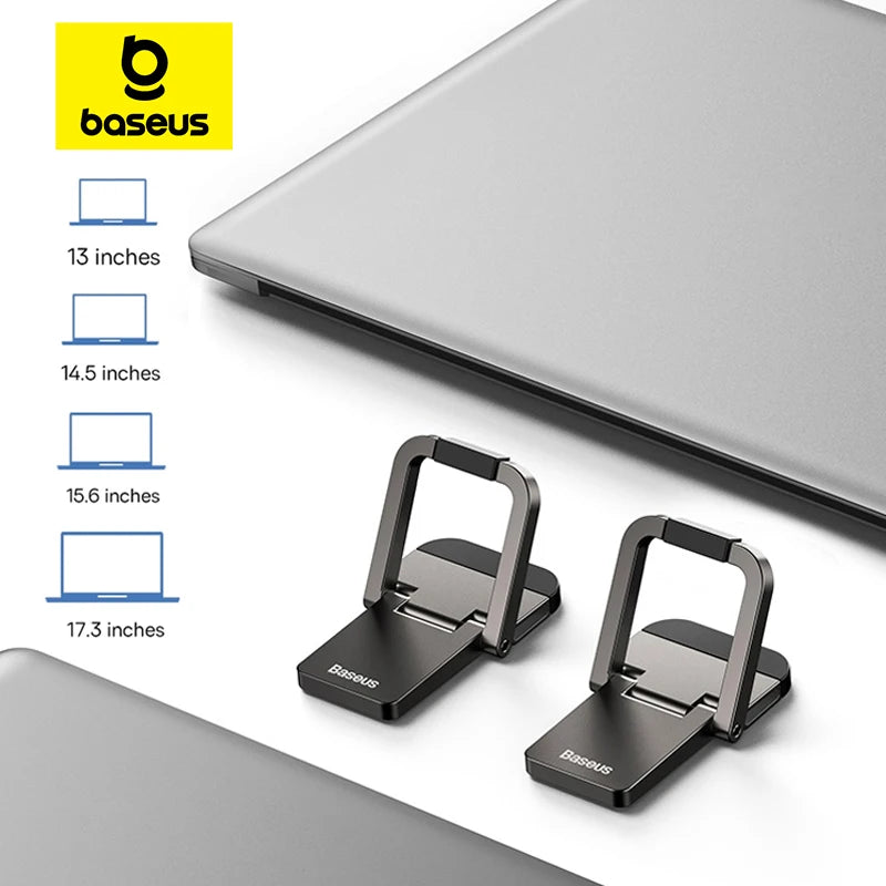 Baseus Invisible Laptop Kickstand — Zinc Alloy, 12° Ergonomic Angle, MacBook Compatible