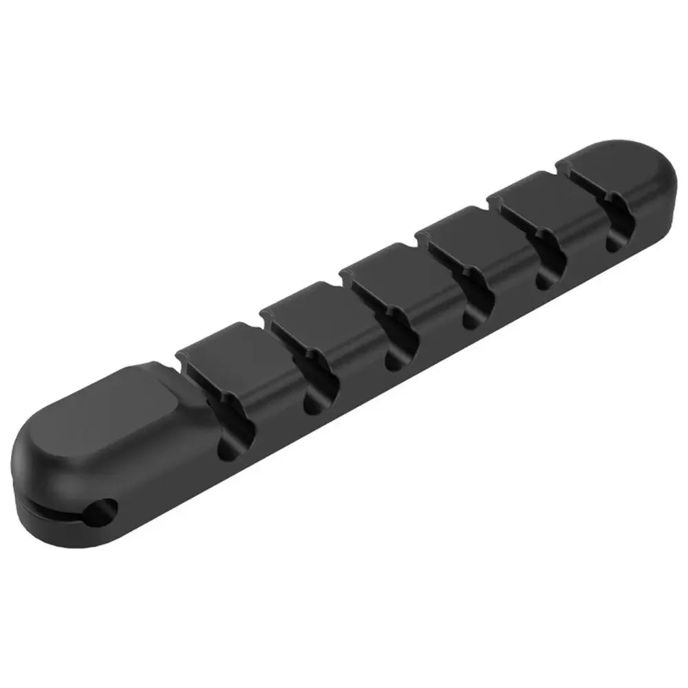Magnetic Cable Organizer — Self-Adhesive Desk Clips for USB-C, Lightning & More