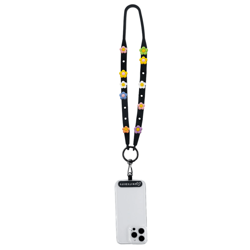 Phone Lanyard with Charm Loop — Compatible with All Phone Cases