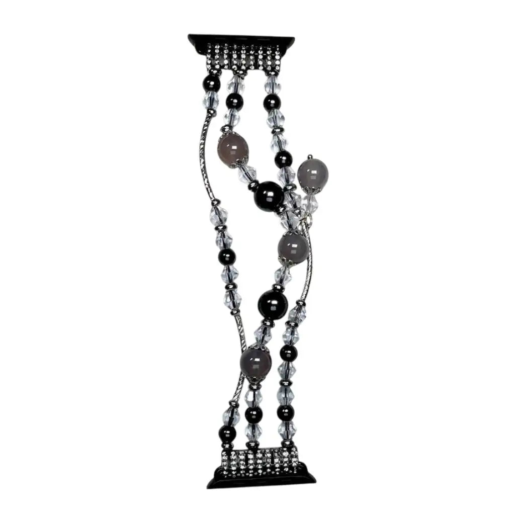 Beaded Agate Apple Watch Band — Bracelet Style, Elastic Fit | Women’s