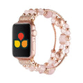 Beaded Agate Apple Watch Band — Bracelet Style, Elastic Fit | Women’s