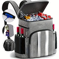 Large Capacity Waterproof Picnic Backpack - Grey