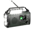 Imagem 1: 10000mAh Emergency Radio DAB+/FM with LED Flashlight & Power Bank – Army Green | Sleek Dynamics
