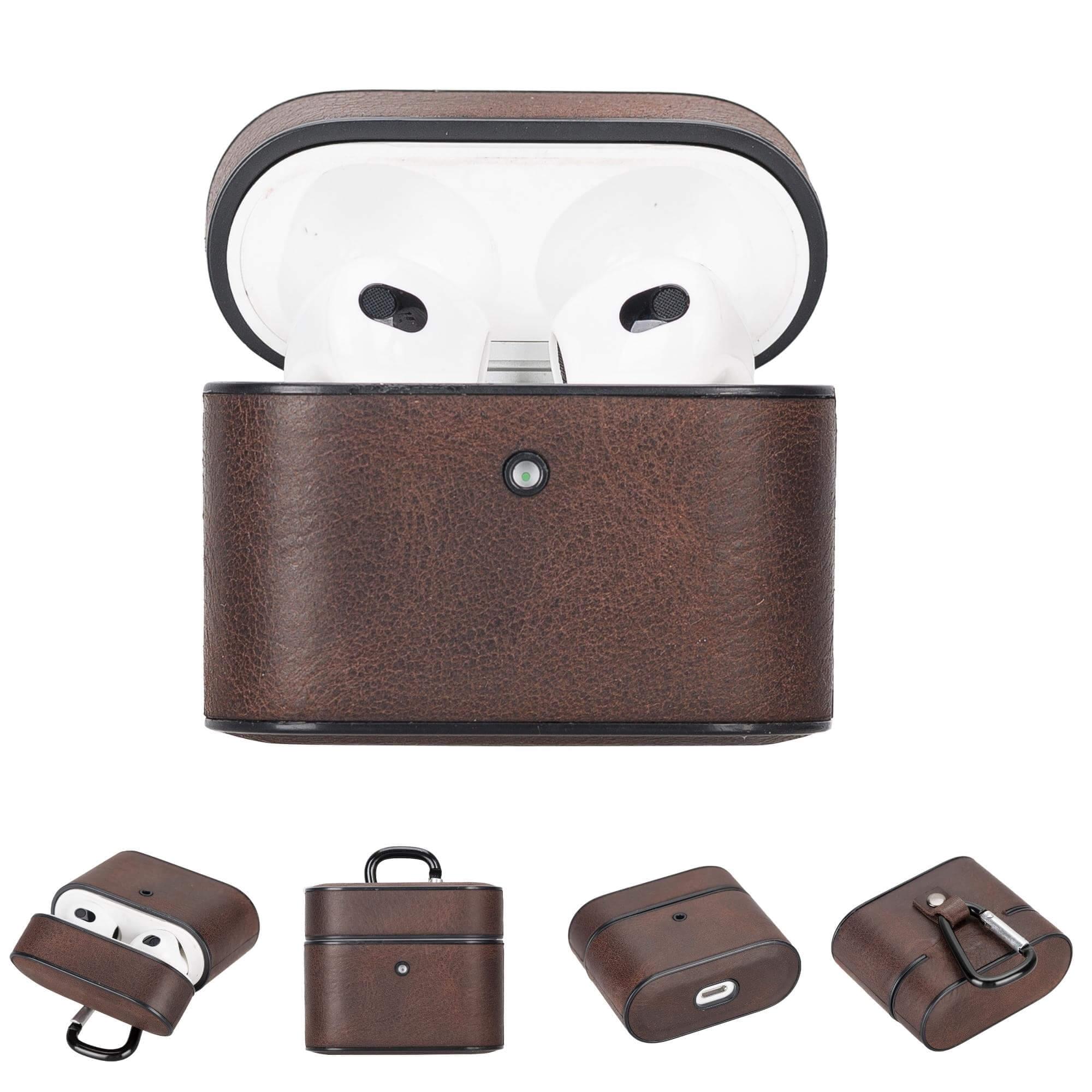 Laramie Genuine Leather Case for Apple AirPods 3 — Handmade, 8 Colors