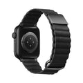 Magnetic Leather Apple Watch Band — Vegan Leather, All Series Compatible