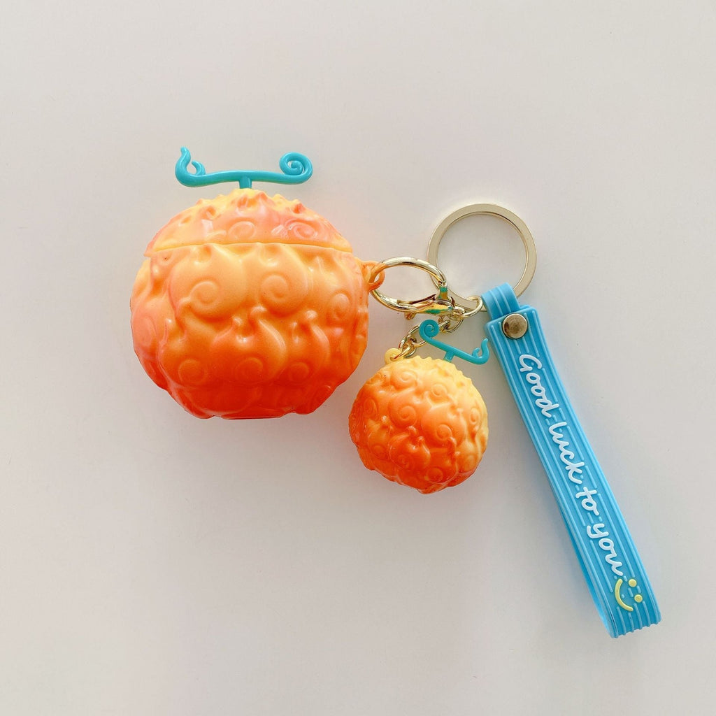 Logia Devil Fruit AirPods Case — One Piece Anime Design, Shockproof IMD | Sleek Dynamics
