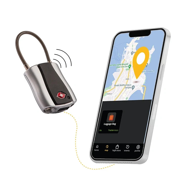 Dolphin Smart Padlock — Bluetooth TSA-Approved Luggage Lock
