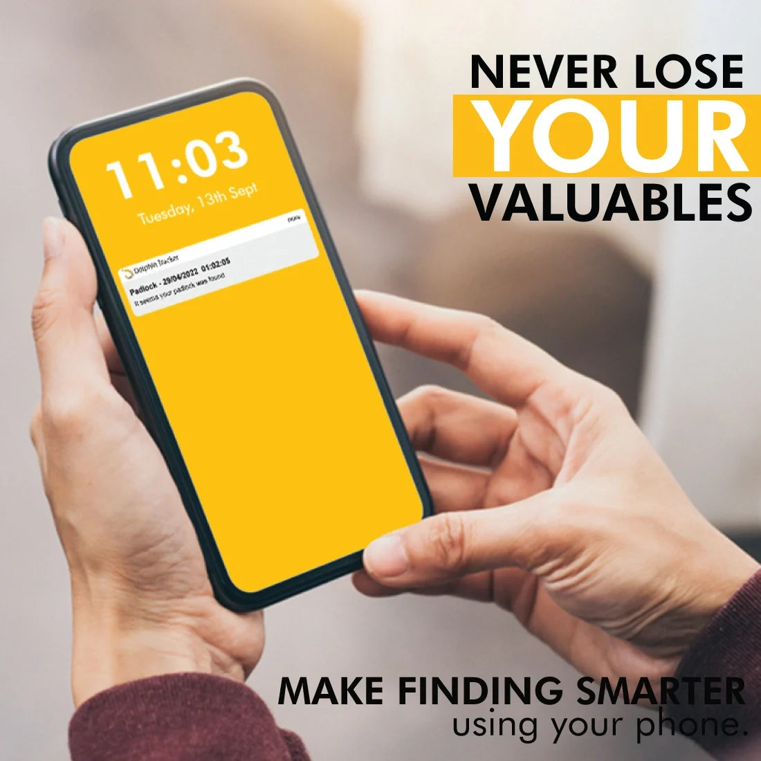 Dolphin Smart Padlock — Bluetooth TSA-Approved Luggage Lock
