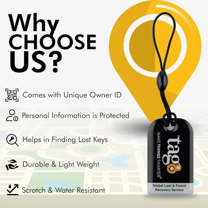 Key Security Tag — NFC Smart Luggage Tag by tag8